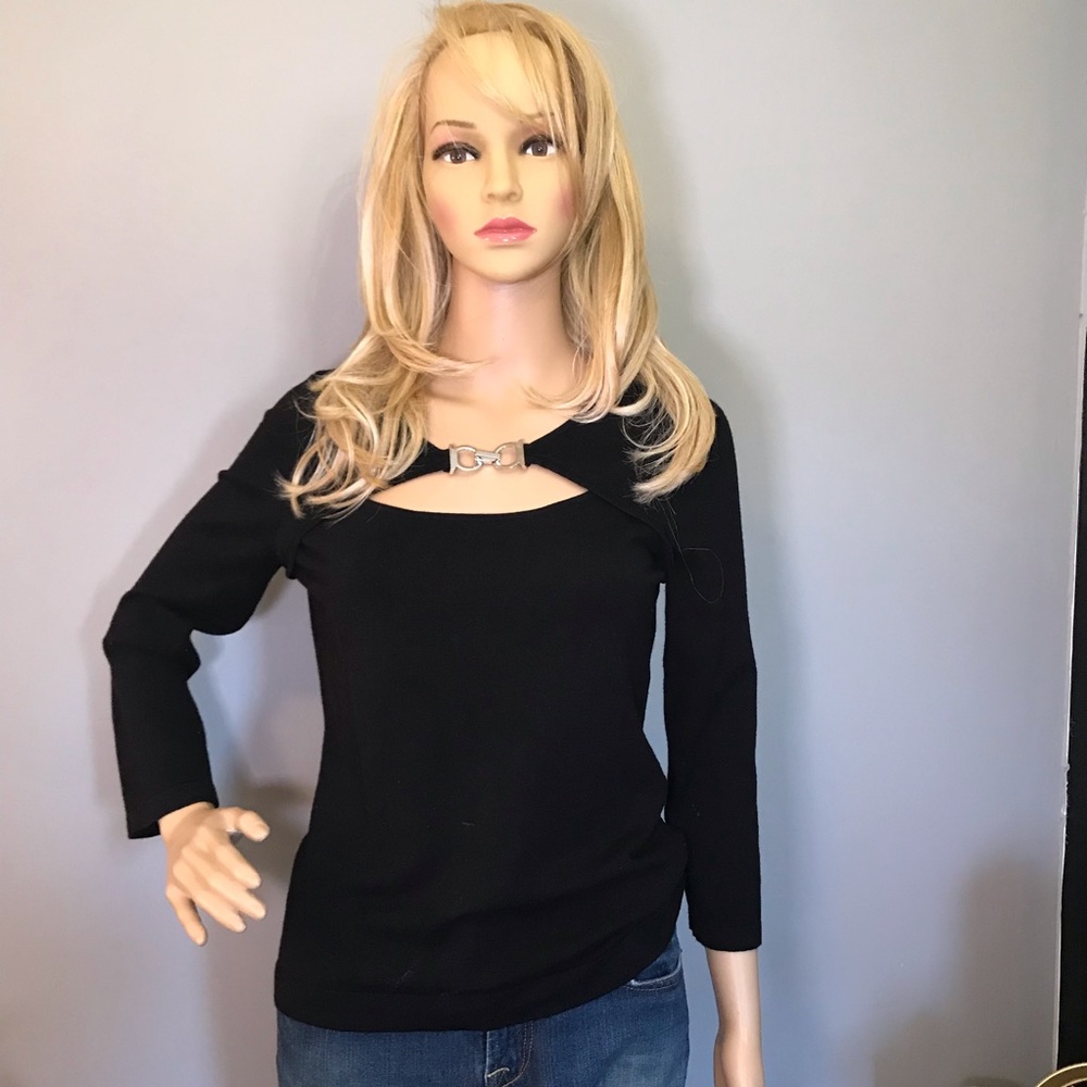 💜Nine West separates long sleeve round neck M